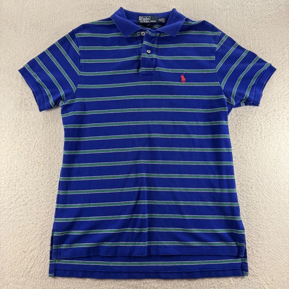 Polo Ralph Lauren Other - Polo Ralph Lauren Mens Striped Polo Shirt Classic Fit‎ Blue Green Casual Career